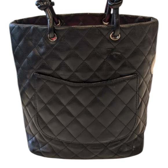 CHANEL CC CAMBON CALFSKIN SHOPPER TOTE BAG - Picture 3 of 14